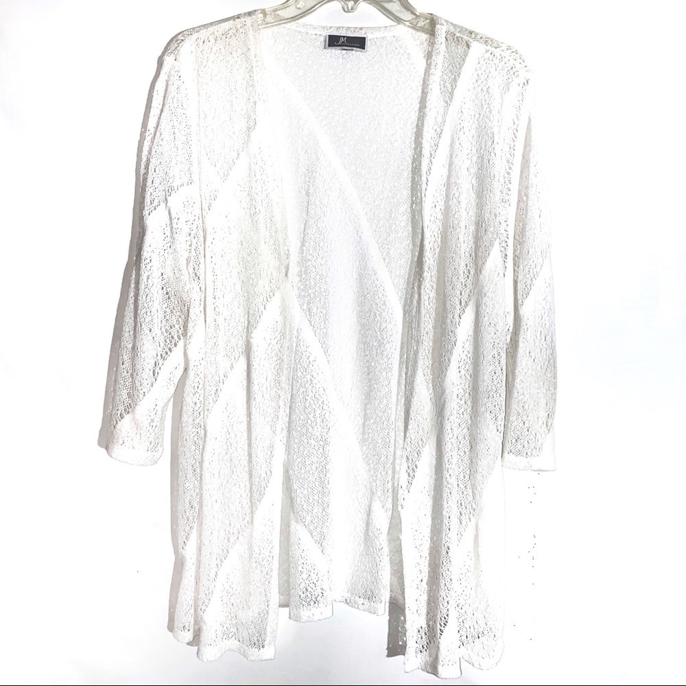 Jm Collection Open Front Cardigan Size Medium - image 1